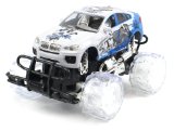 EXCITING Electric Full Function 1:18 Conqueror Racing BMW Monster RTR RC Truck w/ Light Up Wheels (Colors May Vary) RECHARGEABLE