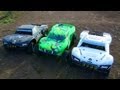 RC ADVENTURES - 3 HUGE RC TRUCKS & OFF ROAD RACE FUN - 1/5th Scale GAS Power RC