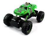 King Crawler Electric RC Truck Off Road 4WD 10+ MPH 1:12 RTR (Green) Crawls Over Rocks and Objects, Premium Off Road Performance