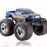 EZTEC R/C Radio Controlled 18 Monster Wheel Ford F-150 4x4 RC Truck - 1:8 Scale