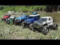 RC ADVENTURES - SCALE RC TRUCKS #20 - MUDDING! GROUP 4X4 ACTION!