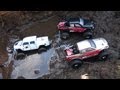 RC ADVENTURES - Muddy Micro 4x4 RC Trucks Get Down & Dirty in BOG oF DOOM